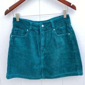 Pacsun corduroy skirt
